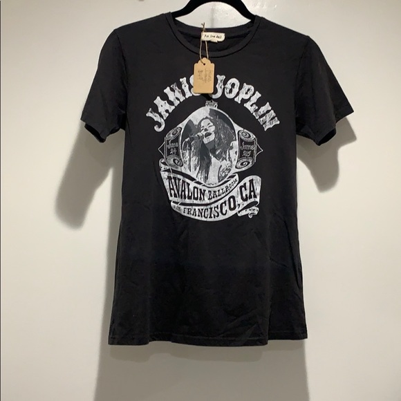 SoLD 🔥 Janis Joplin Black Distressed Concert - Picture 4 of 4